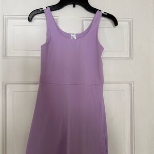 Girls - Yogalicious Lavender Mini Dress with shorts